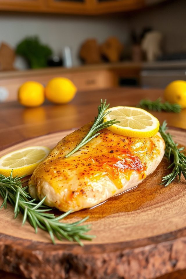 lemon garlic chicken dish