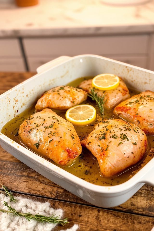 lemon herb baked chicken