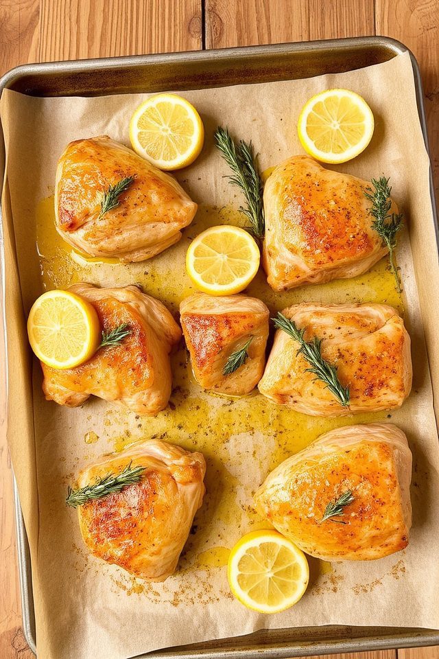 lemon herb chicken dish