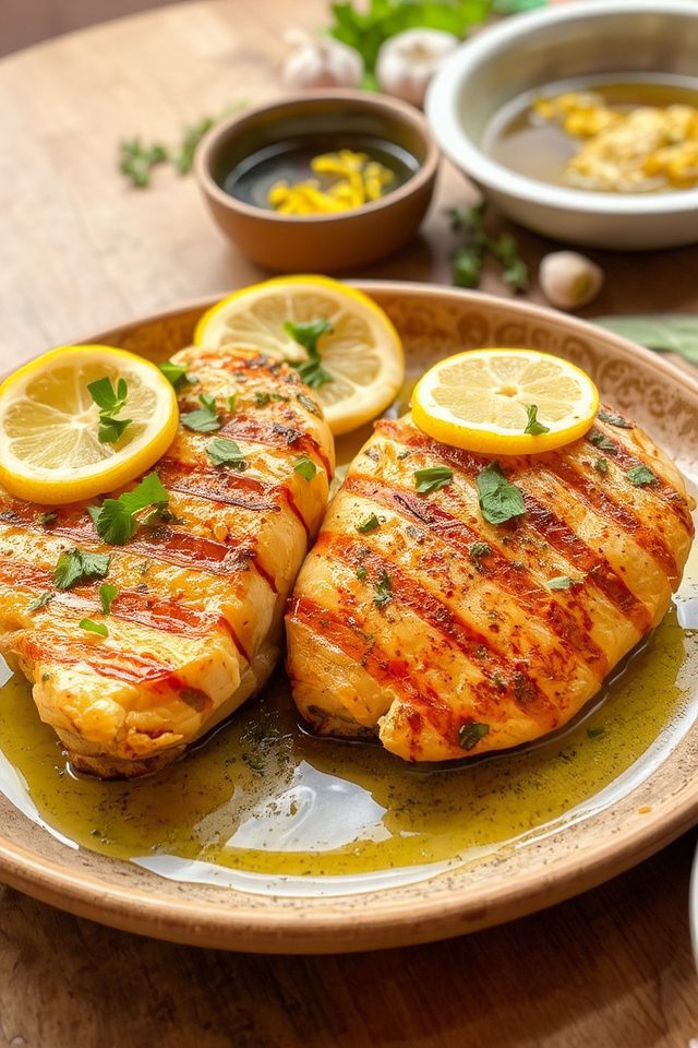 lemon herb marinated chicken