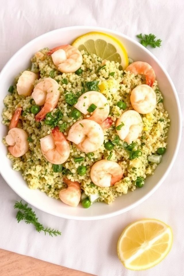 lemon herb quinoa salad