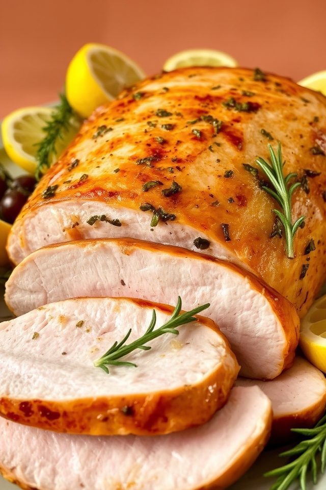 lemon herb roasted turkey