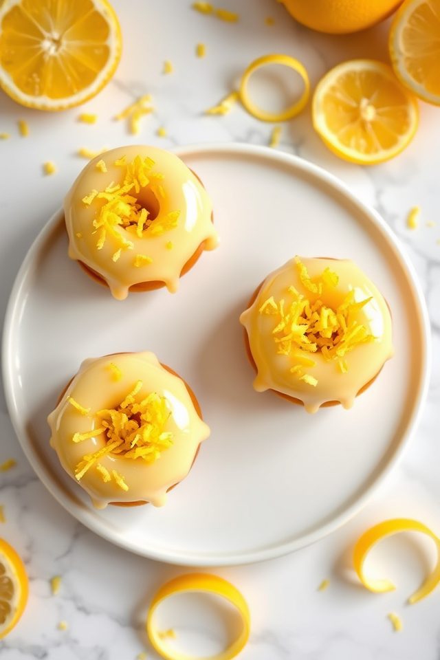 lemon ice candied zest