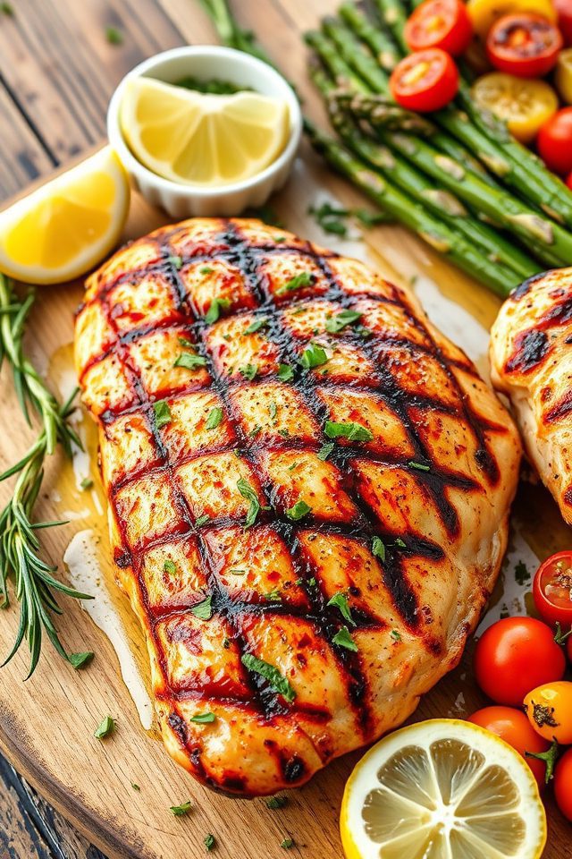 lemon infused grilled chicken