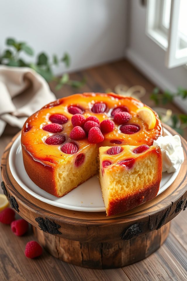 lemon raspberry dessert recipe