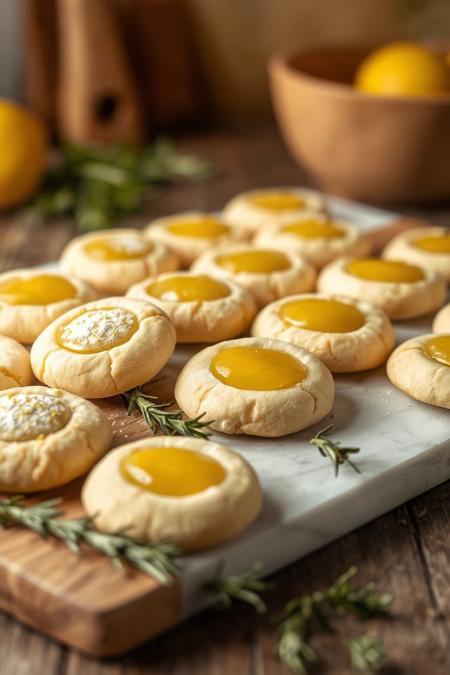 lemon rosemary cookie delights