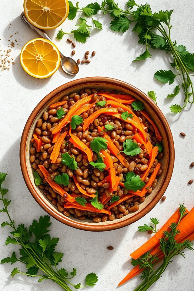 lentil carrot cumin salad