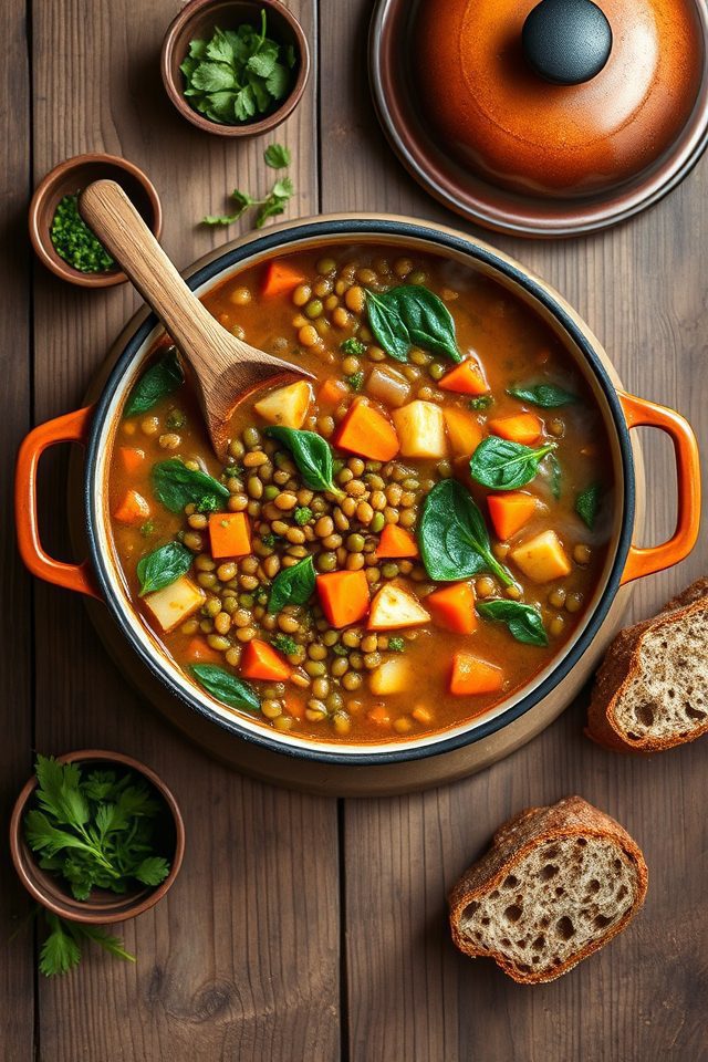 lentil vegetable stew recipe