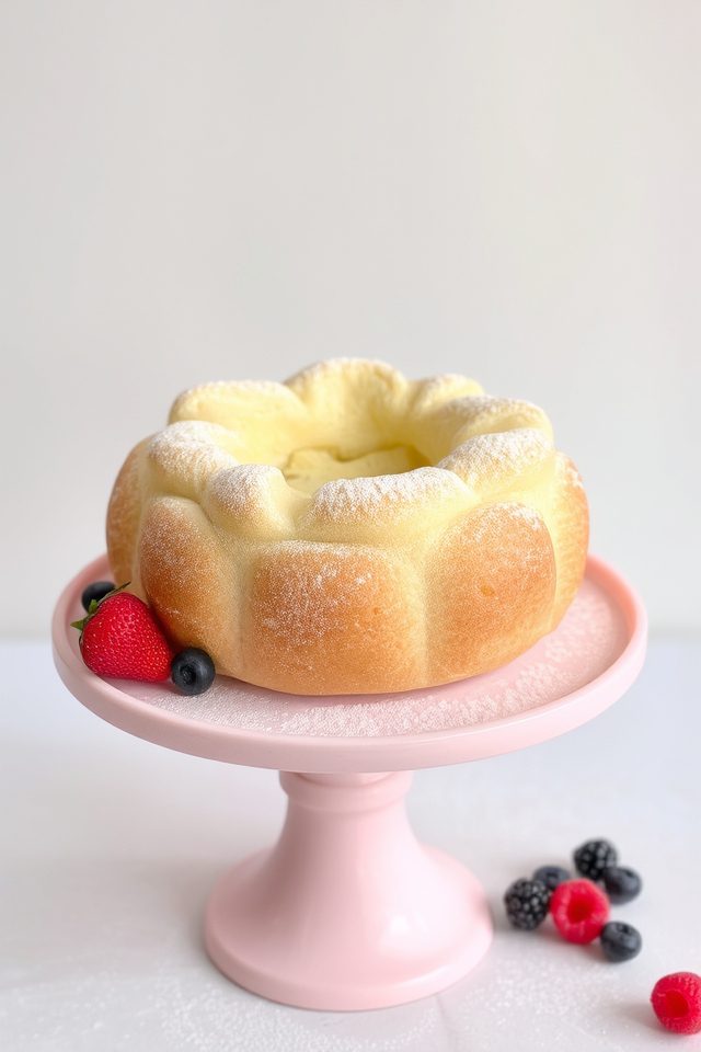 light and airy dessert