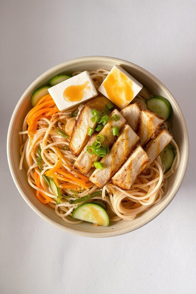 light and healthy meal