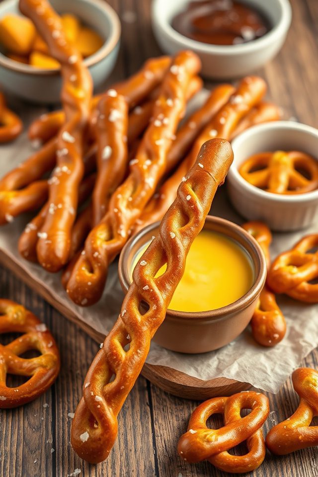 long crunchy salty snack
