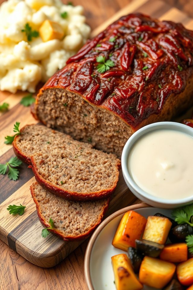 low carb almond meatloaf