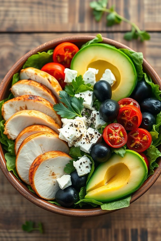 low carb mediterranean salad