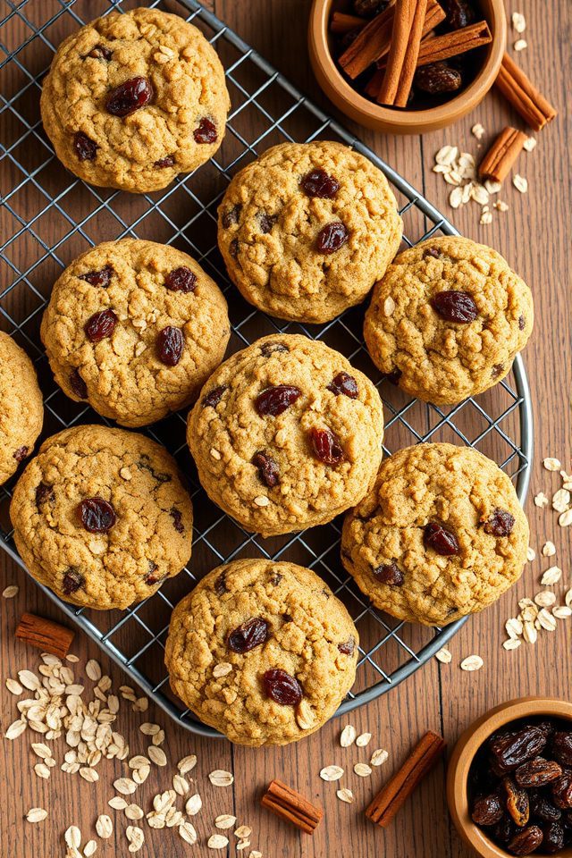 low sugar raisin cookies