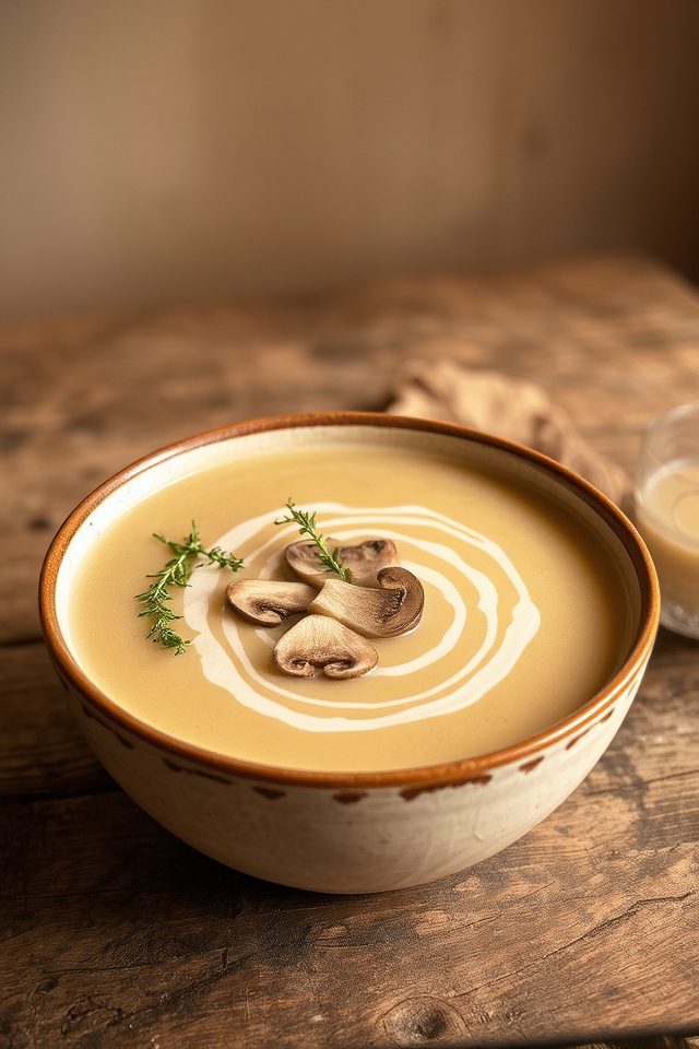 luxurious cream based broth