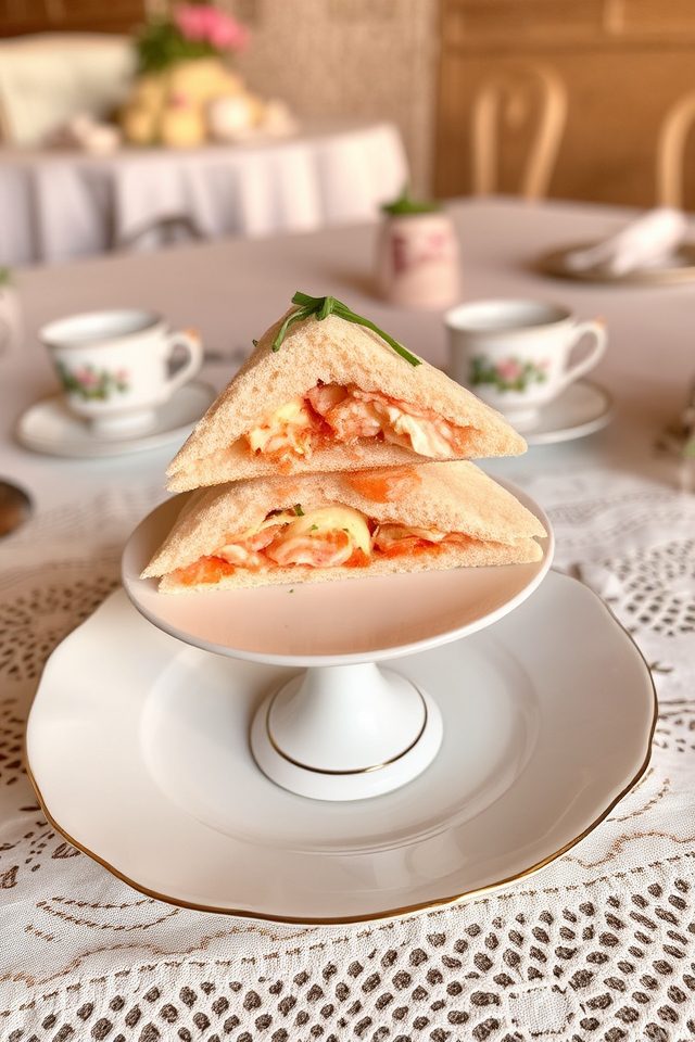 luxurious tea party food