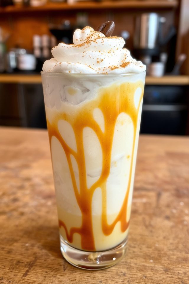 make iced caramel macchiato