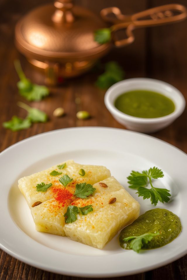 make indian fermented dhoklas