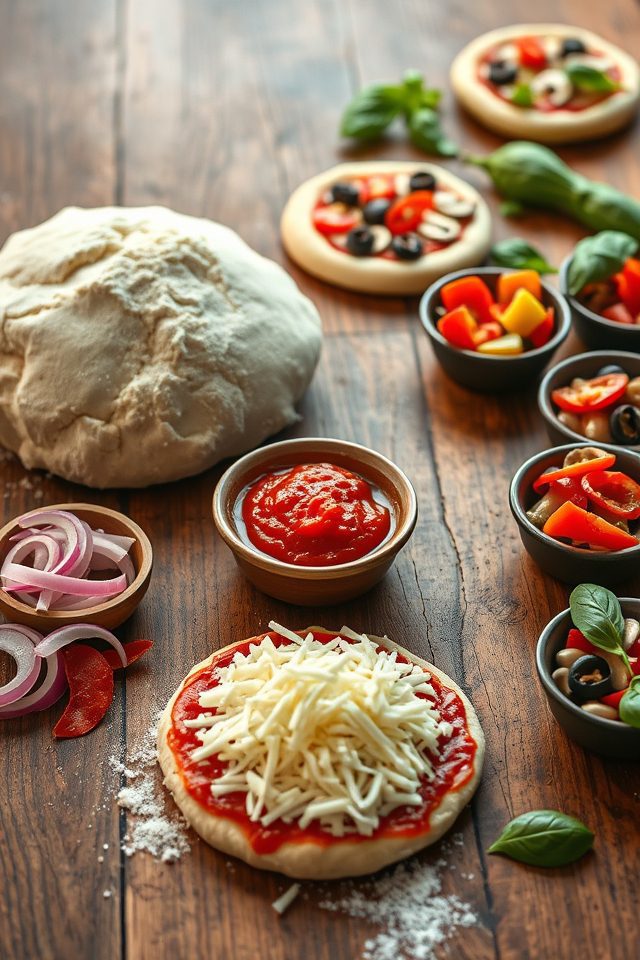 make your own pizza