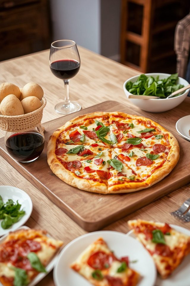 make your own pizza