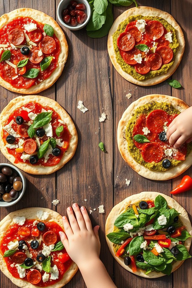 make your own pizza
