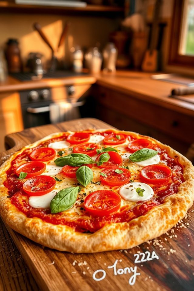 making perfect homemade pizzas