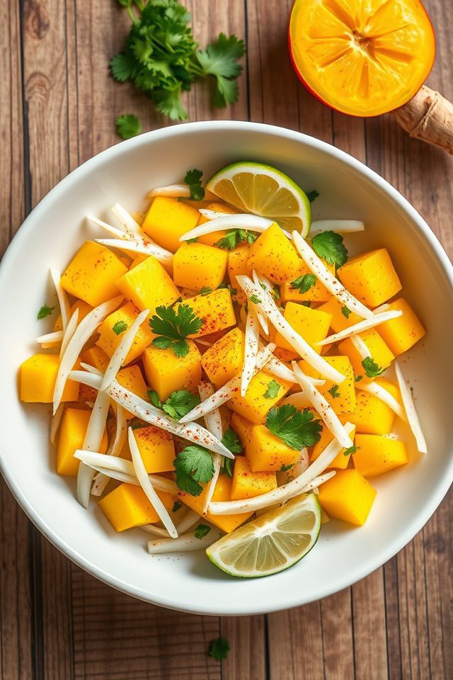 mango jicama fresh salad