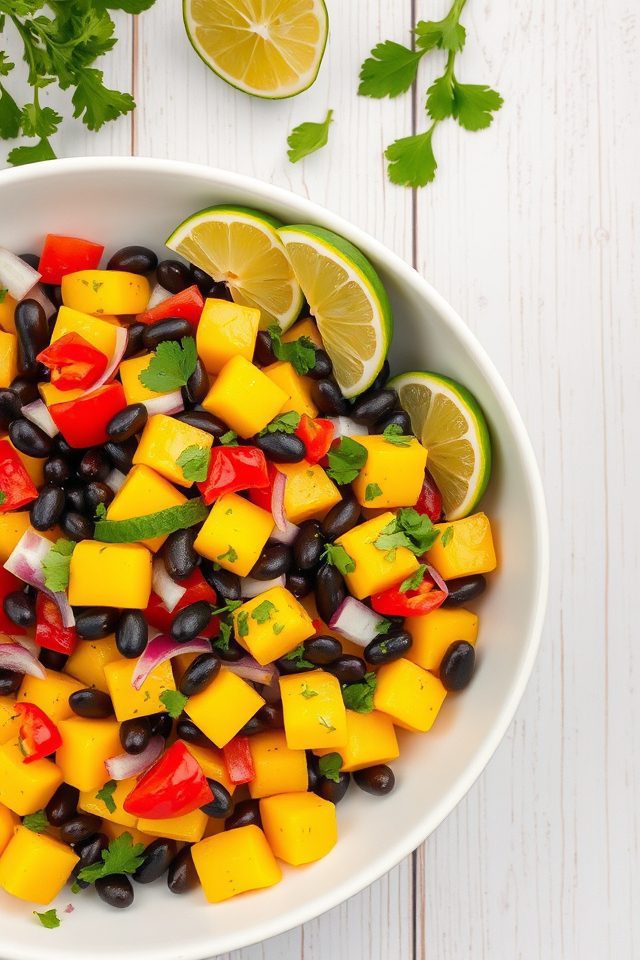 mango lime black beans