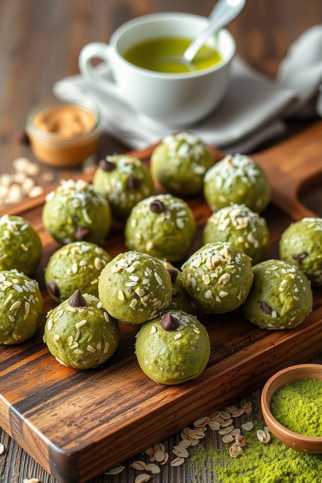 matcha infused nutritious snack