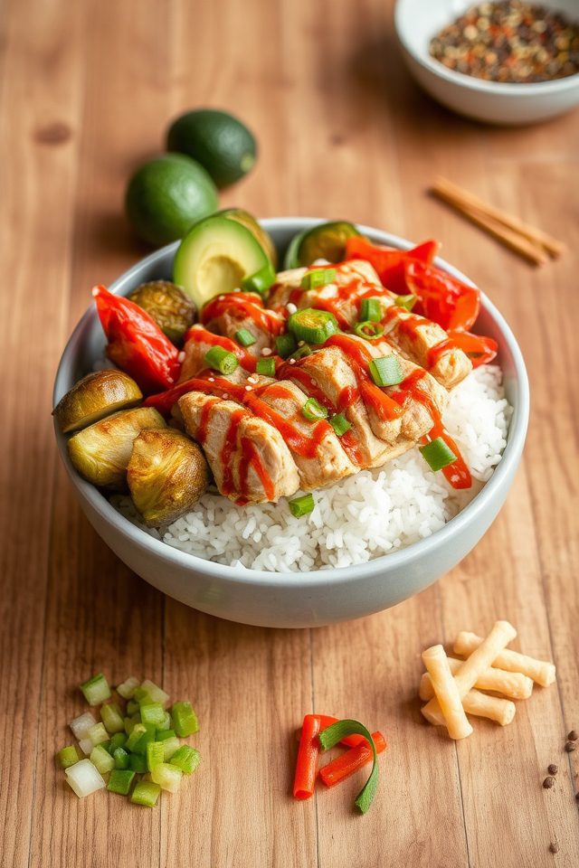 meal prep rice bowls