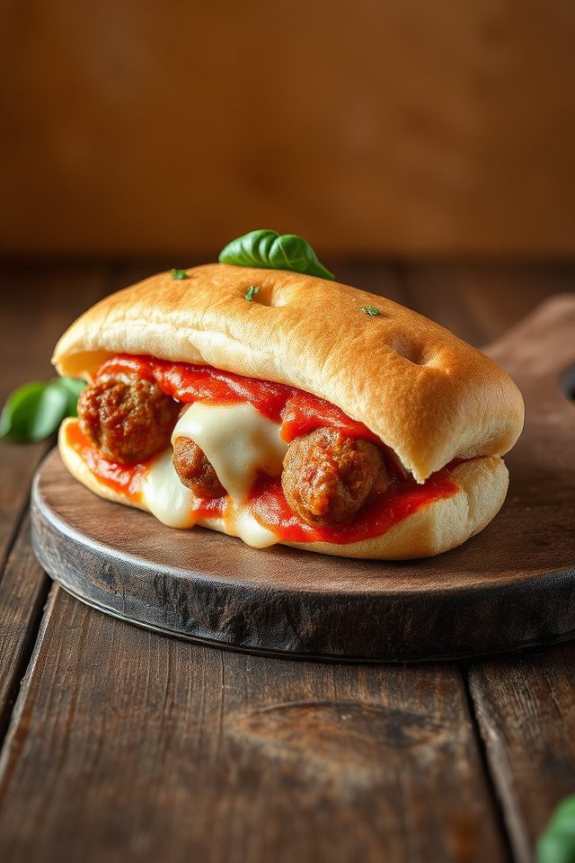 meatball subs italian food