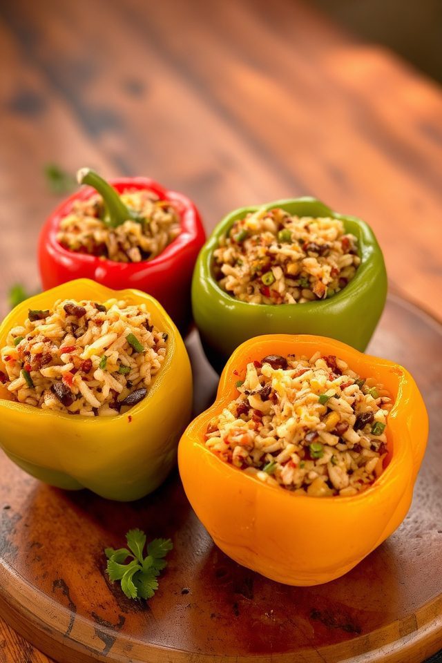 meatless bell pepper dish