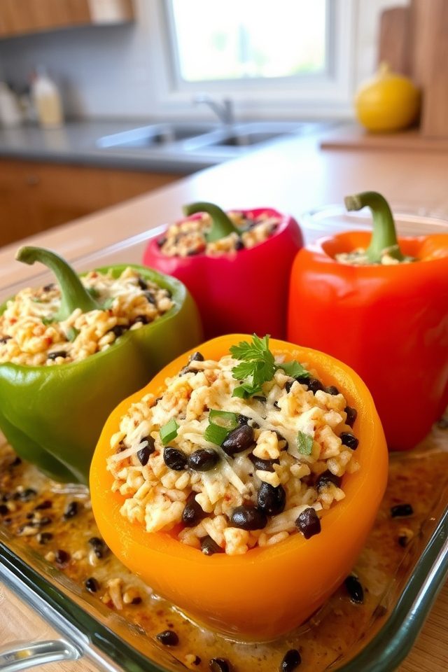 meatless bell pepper dish