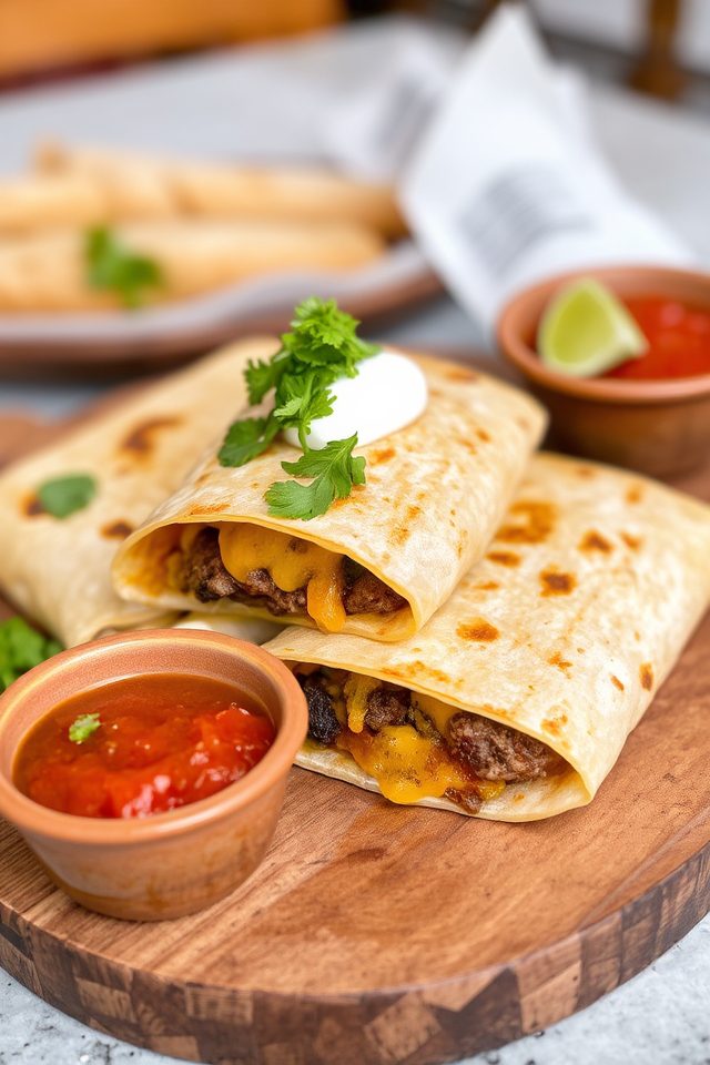 mexican american burger fusion