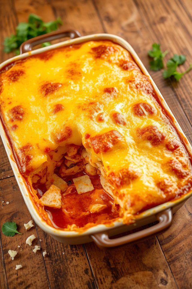 mexican chicken casserole dish