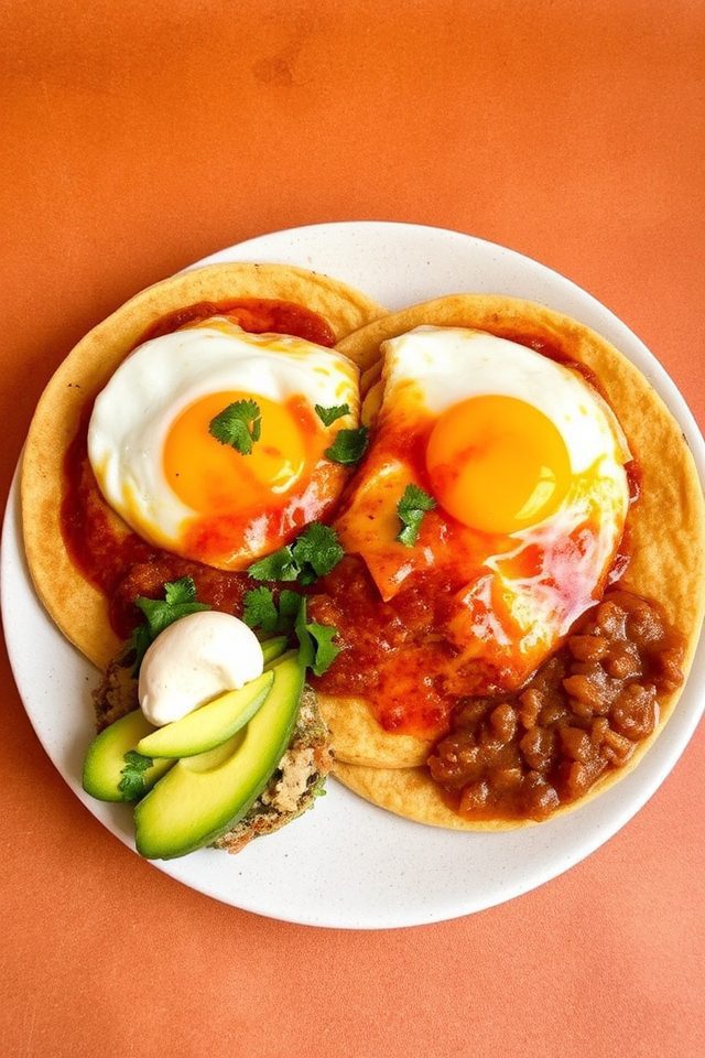 mexican inspired breakfast dish