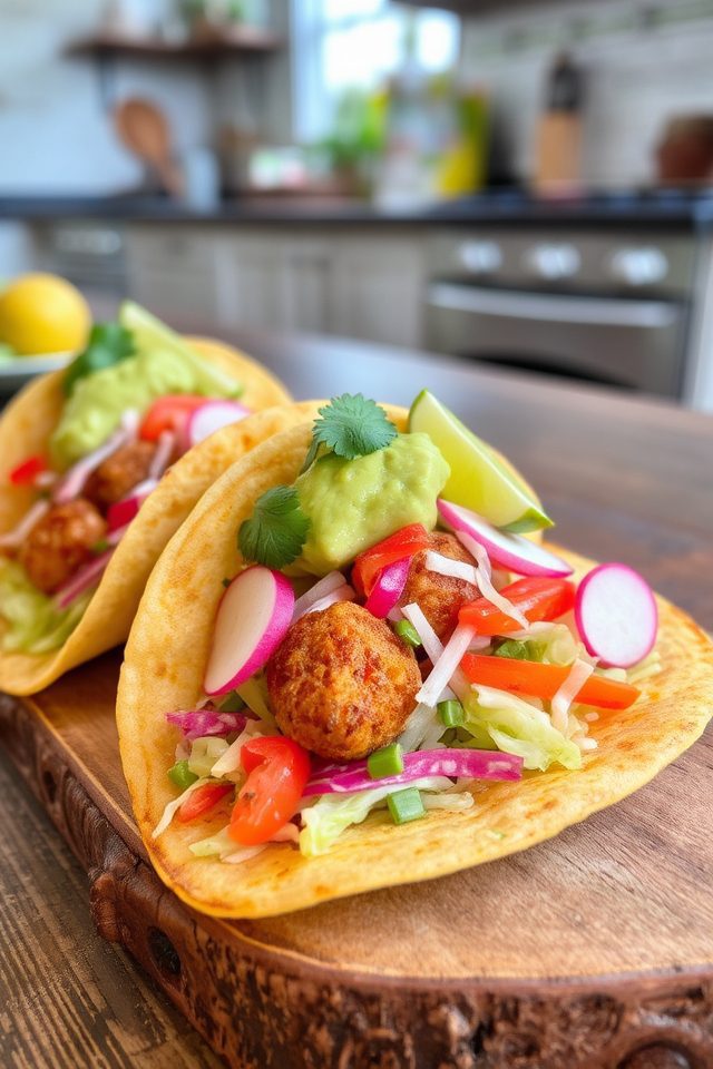 mexican inspired chicken tacos