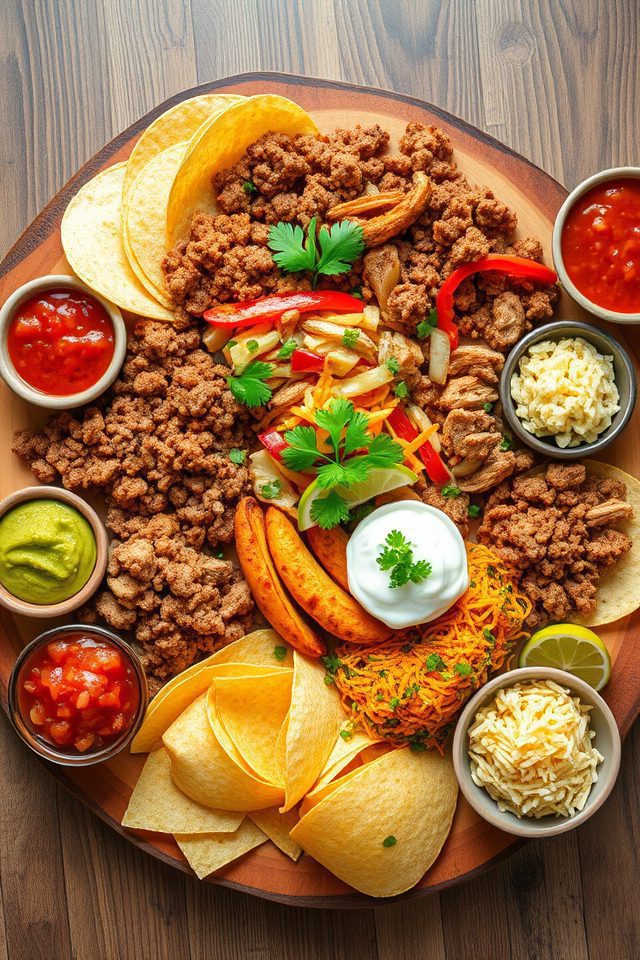 mexican inspired taco dish