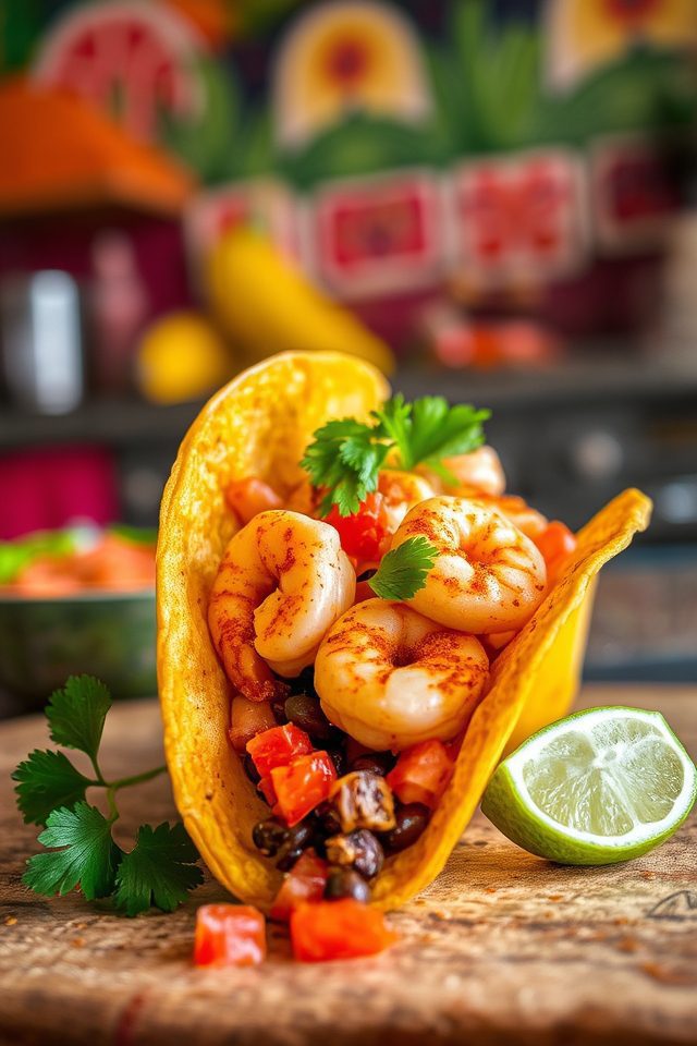 mexican shrimp taco delight