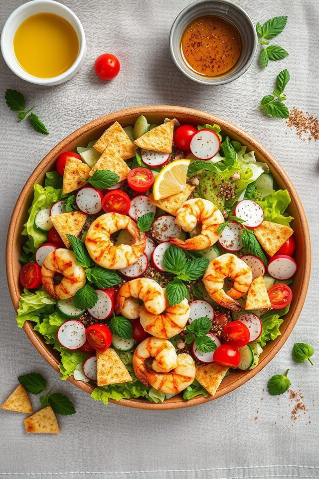 middle eastern shrimp salad