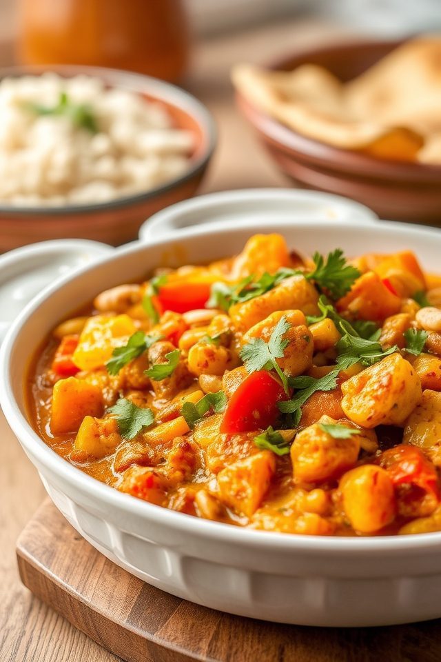 mild indian vegetable curry