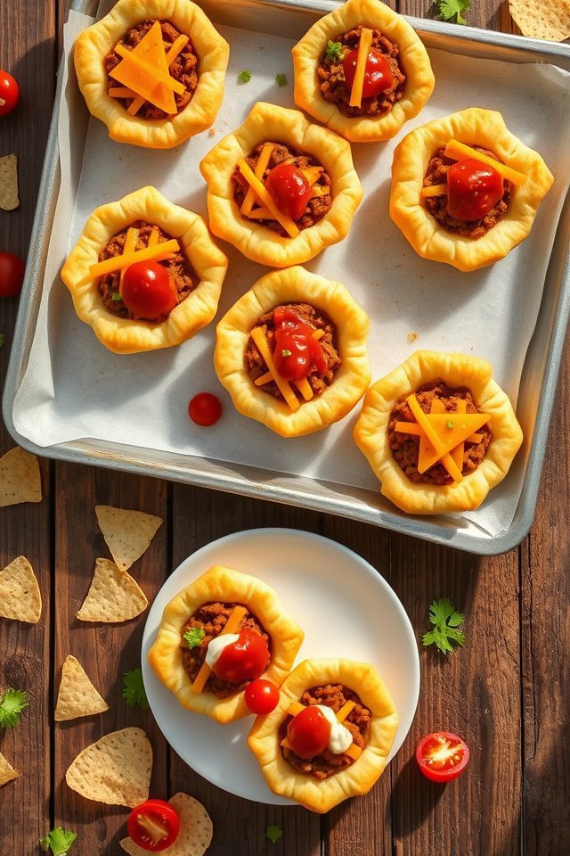 mini beef taco appetizers