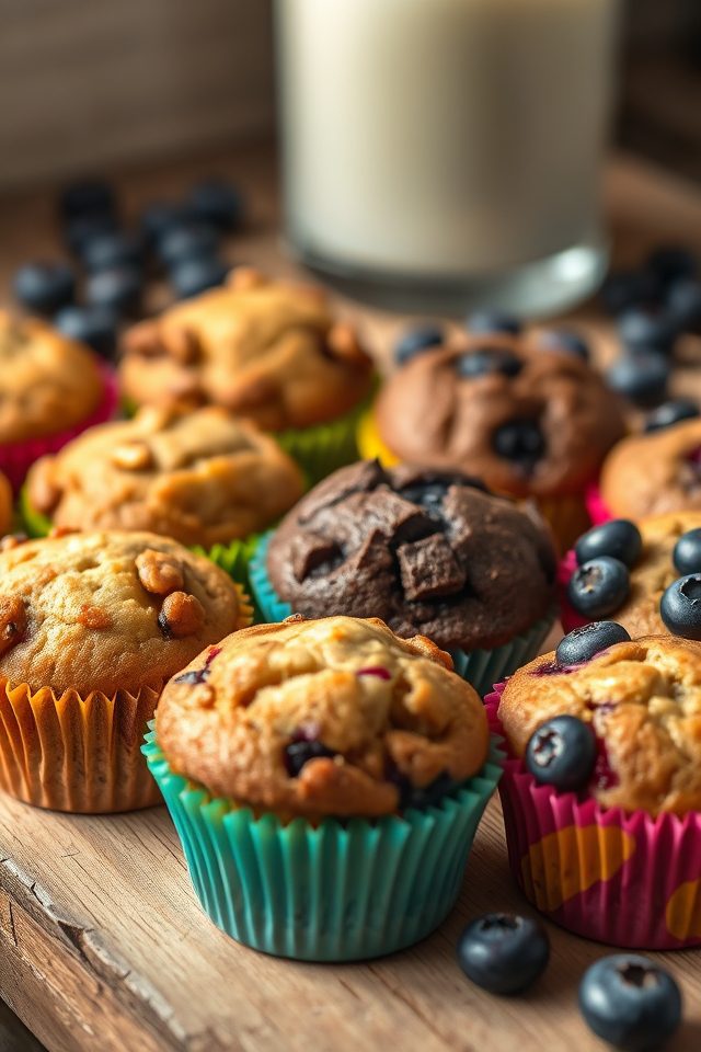 mini muffins paper liners