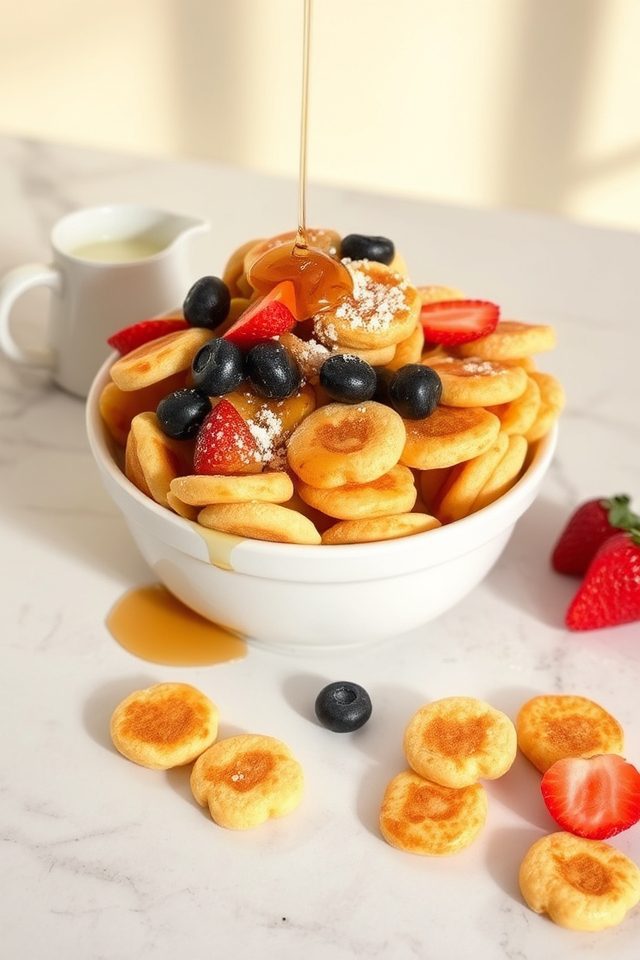 mini pancake breakfast treat