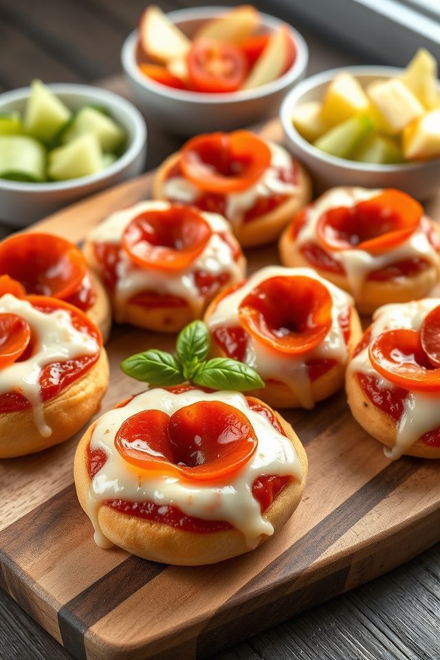 mini pepperoni pizza bagels