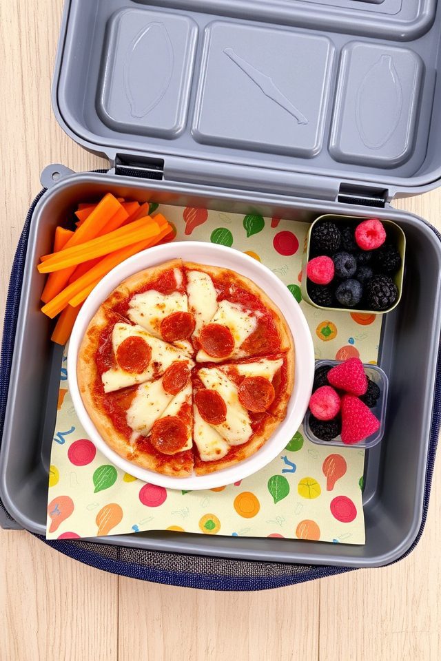 mini pizzas for lunch