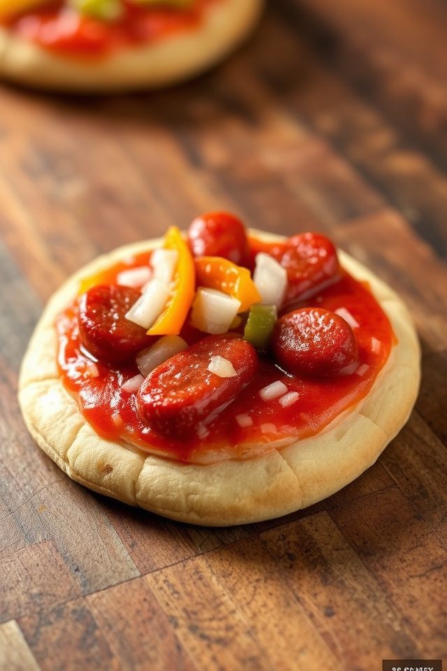 mini smokie pizza bites