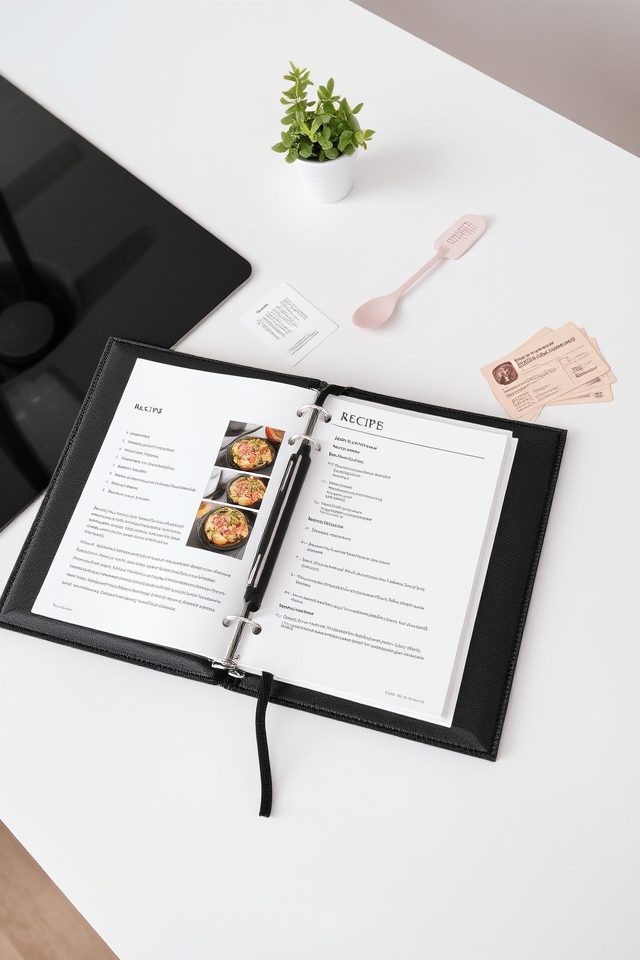 modern recipe storage method