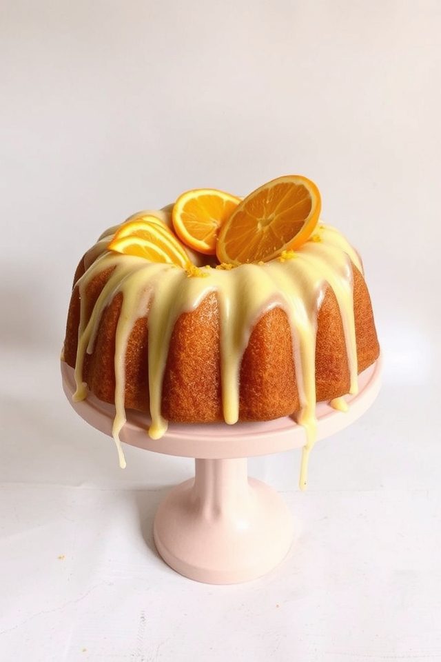 moist orange bundt cake