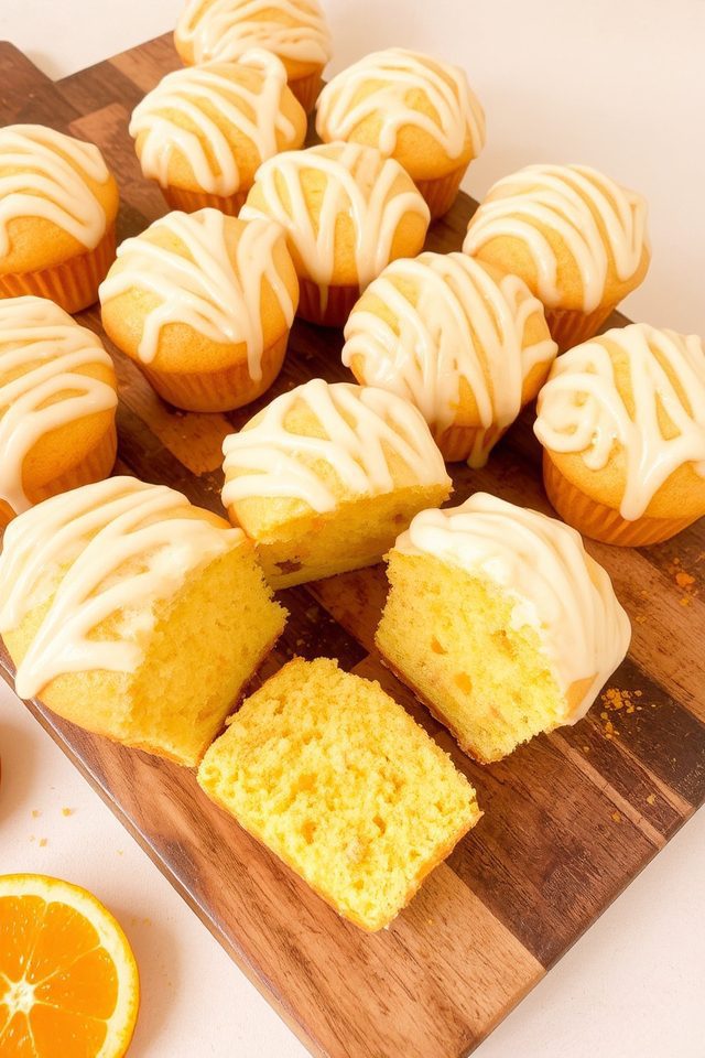 moist orange creamsicle muffins